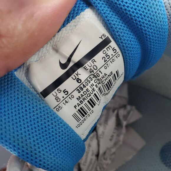 Nike Initiator Shoes Womens Size 8.5 Silver Blue Running Athletic 394053-014 - Picture 3 of 11